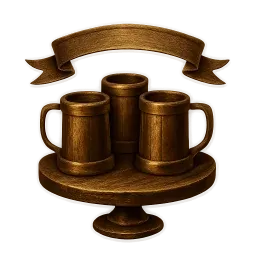 A gathering-hall speaking stone emblem